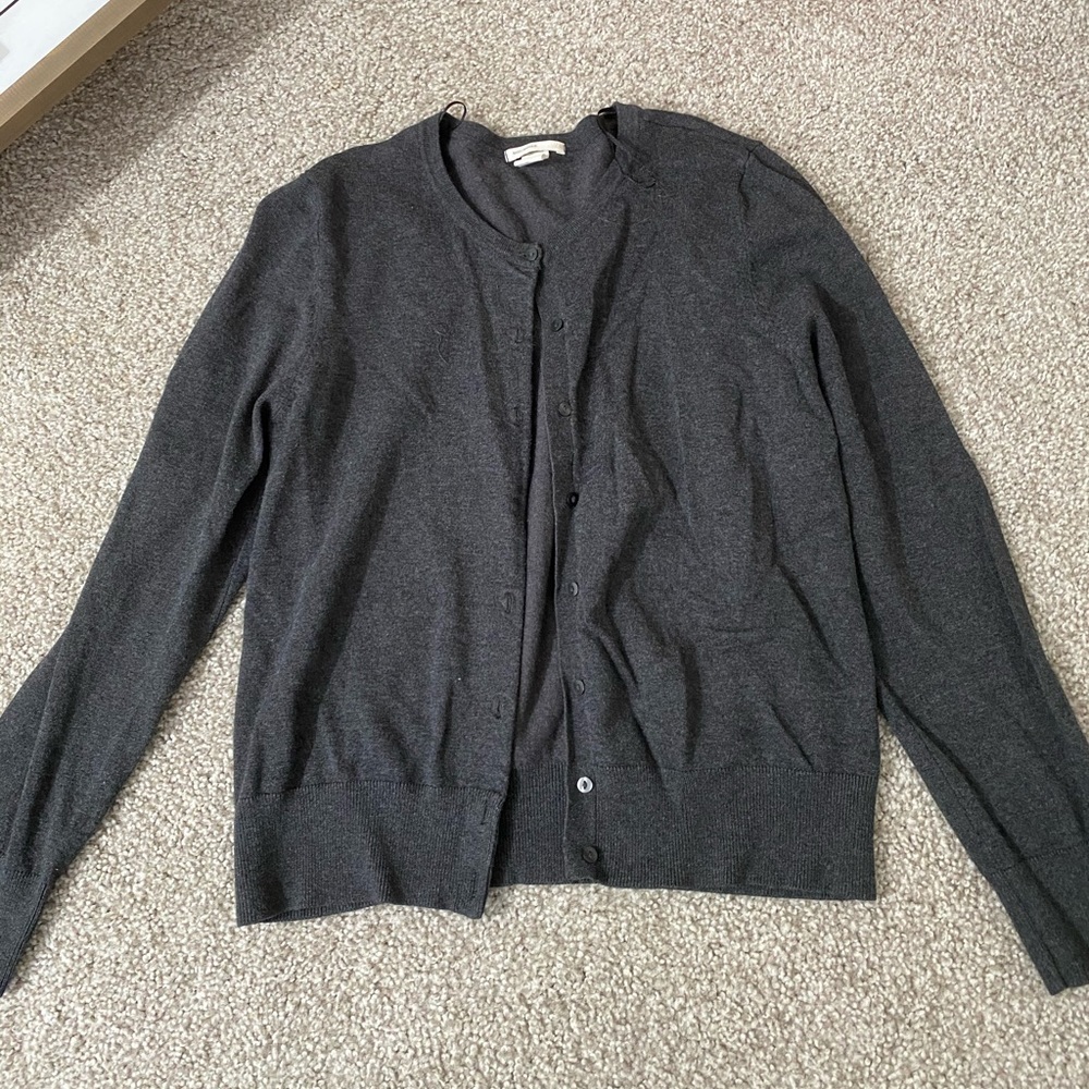 Grey cardigan